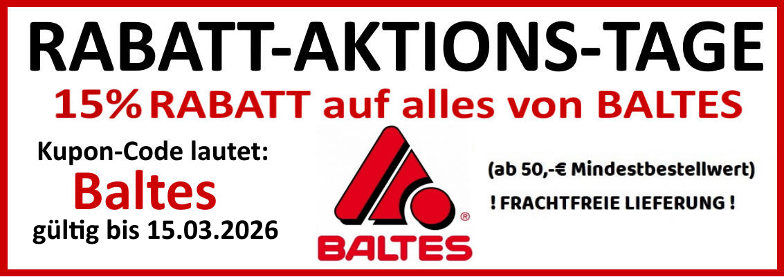 BALTES-Rabatt-Tage